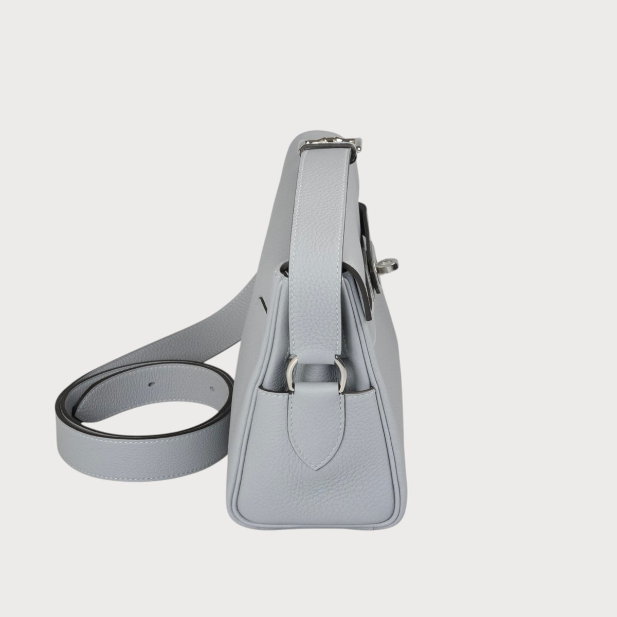 Hermès Kelly Messenger Pm Gris Pantin Phw Togo - view 3