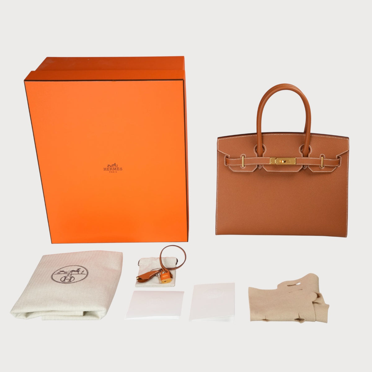 Hermès Birkin 30 Gold Ghw Epsom Sellier - view 9