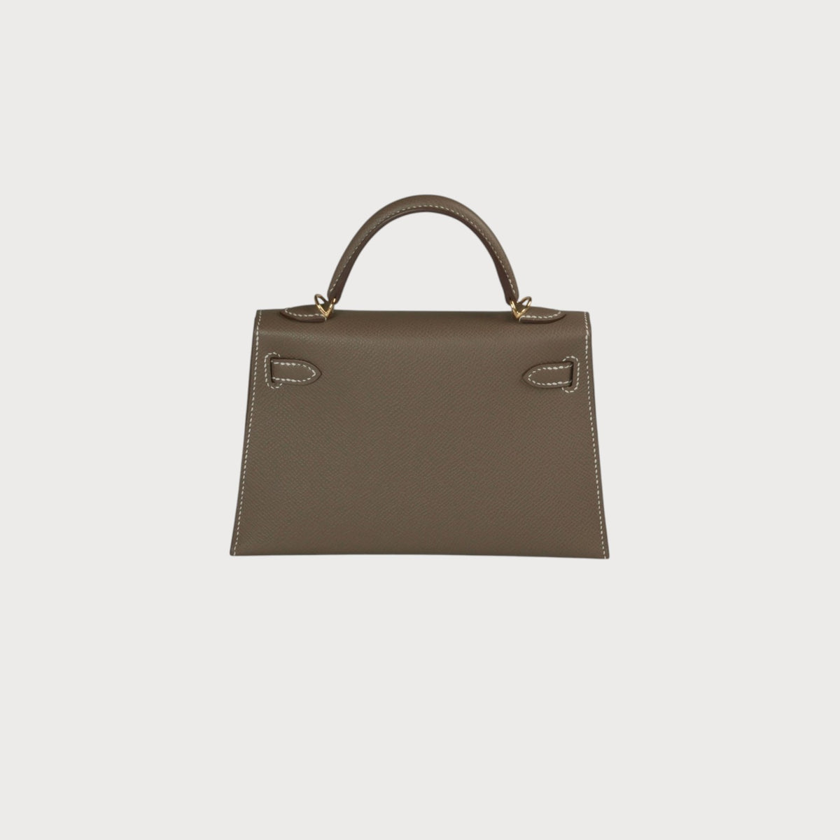 Hermès Mini Kelly 20 Etoupe Ghw Epsom - view 4