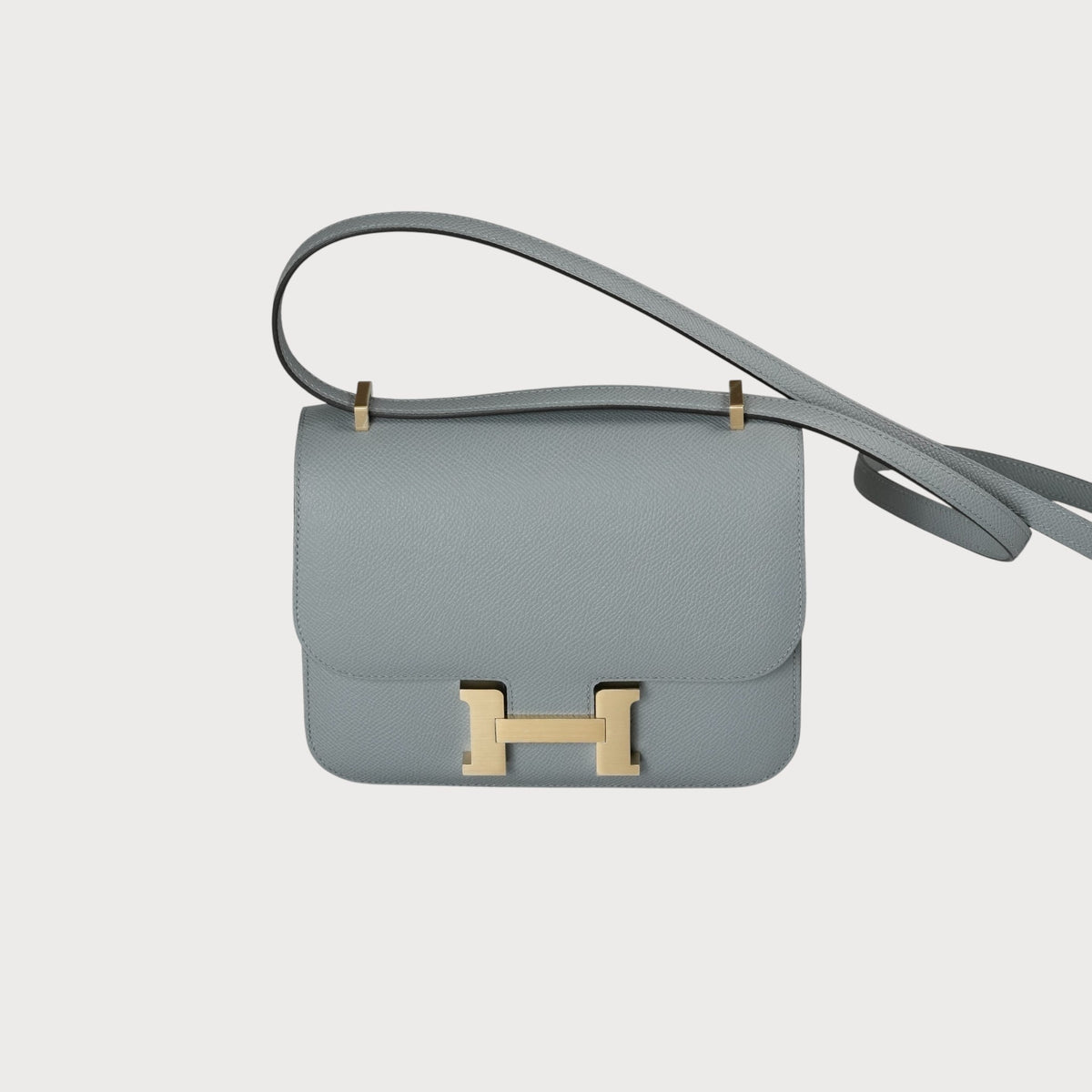 Hermès Constance 18 Gris Pantin With Brushed Permabrass Hardware - view 2