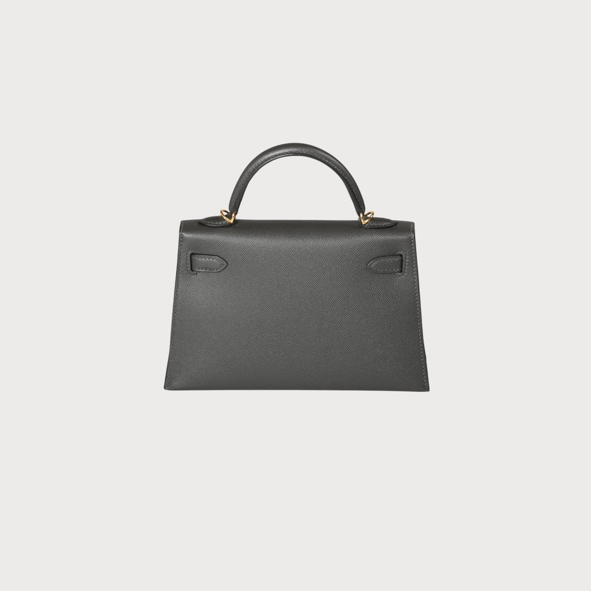 Hermès Kelly 20 Mini Graphite Ghw Veau Madame - view 4