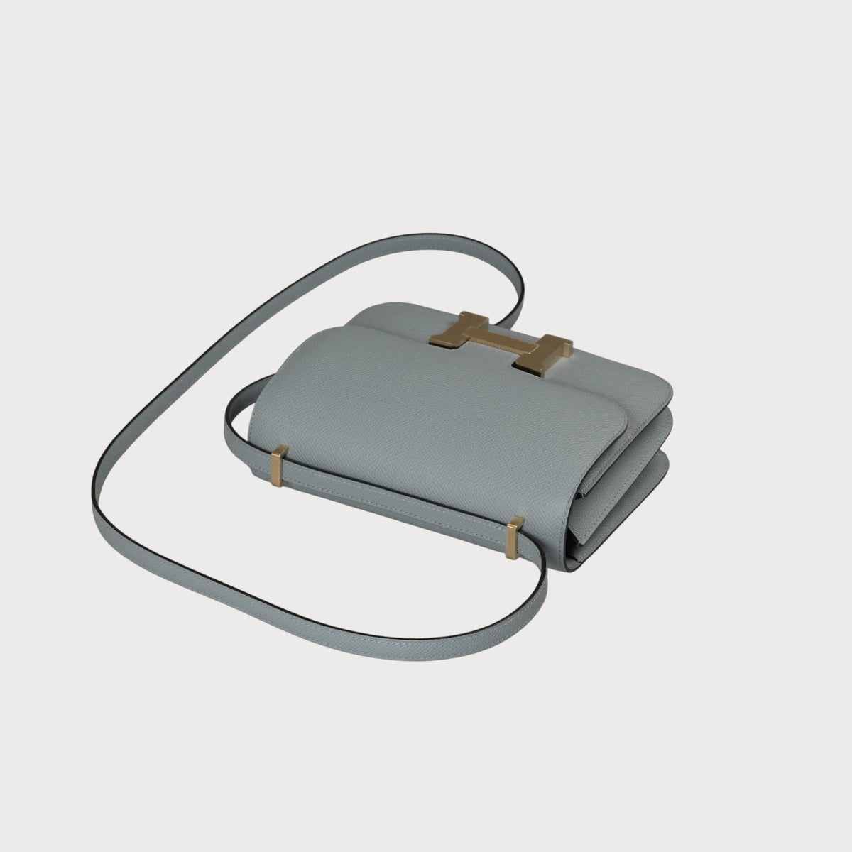 Hermès Constance 18 Gris Pantin With Brushed Permabrass Hardware - view 14