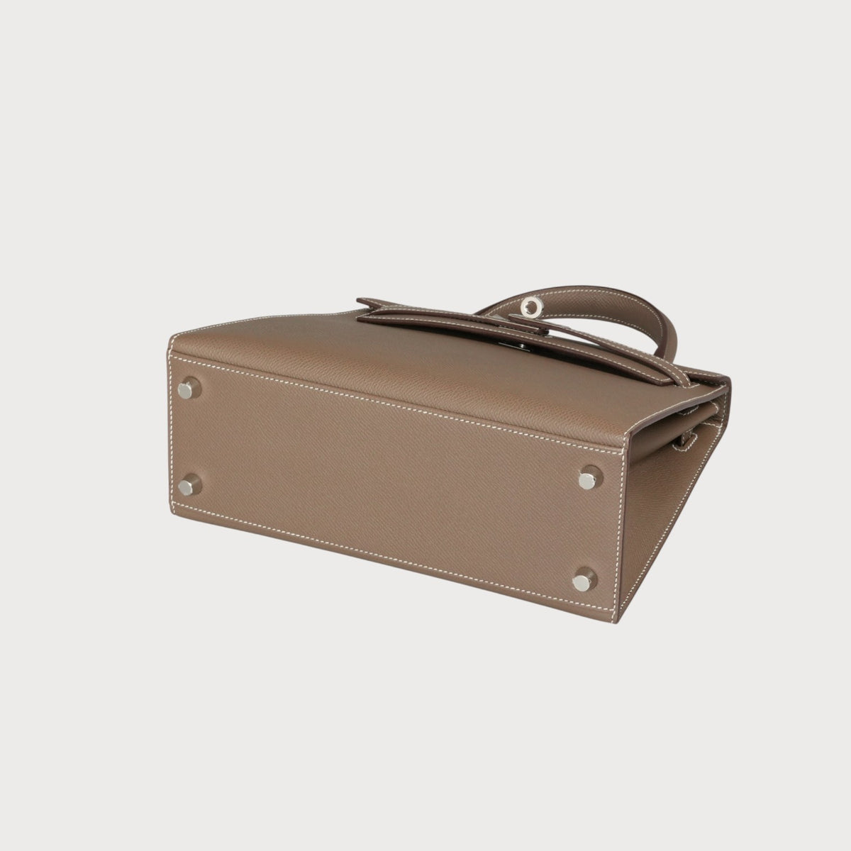 Hermès Kelly 25 Etoupe Phw Epsom - view 6