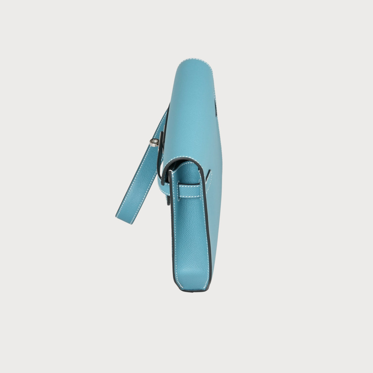 Hermès Kelly Depeches 25 Blue Jean Phw Epsom - view 5