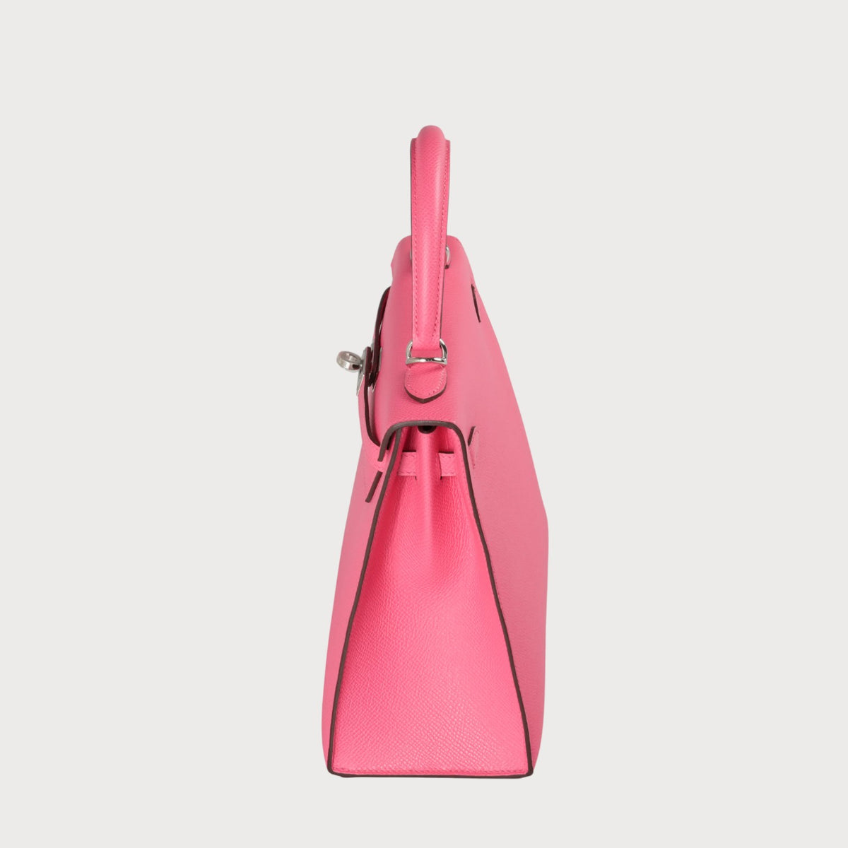 Hermès Kelly 25 Rose Azalee Phw Epsom - view 12