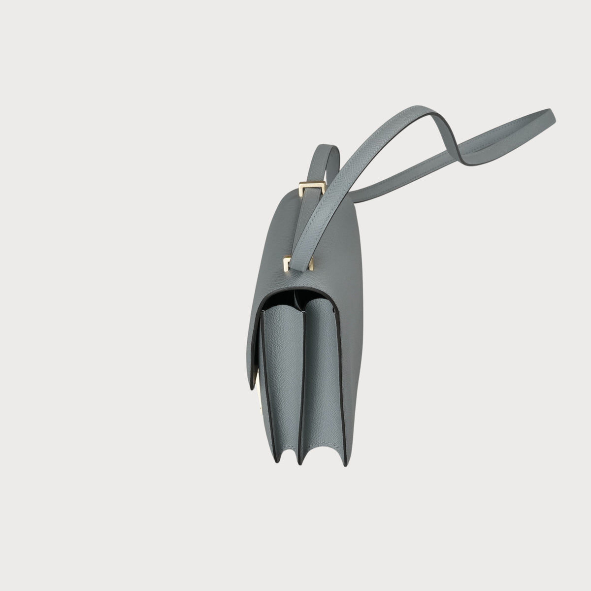 Hermès Constance 18 Gris Pantin With Brushed Permabrass Hardware - view 12