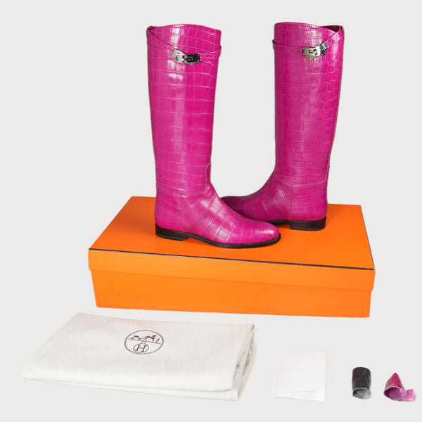 Jumping Croco Nilo Mirage In Rose Sheherazad PHW 38,5