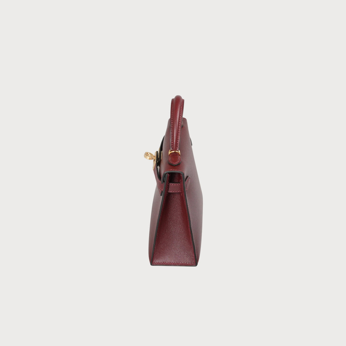 Hermès Mini Kelly 20 Rouge H Ghw Veau Madame - view 12