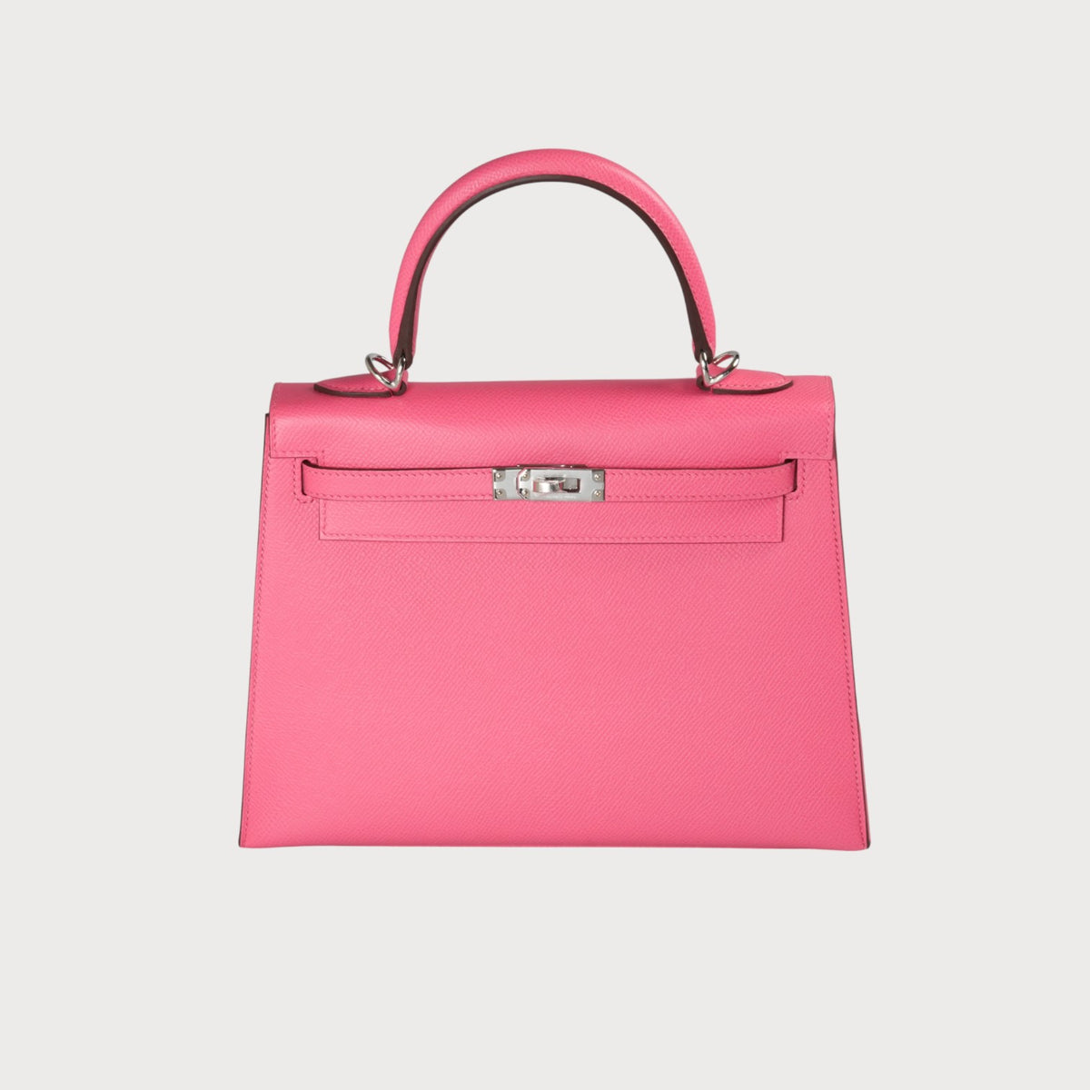 Hermès Kelly 25 Rose Azalee Phw Epsom - view 9