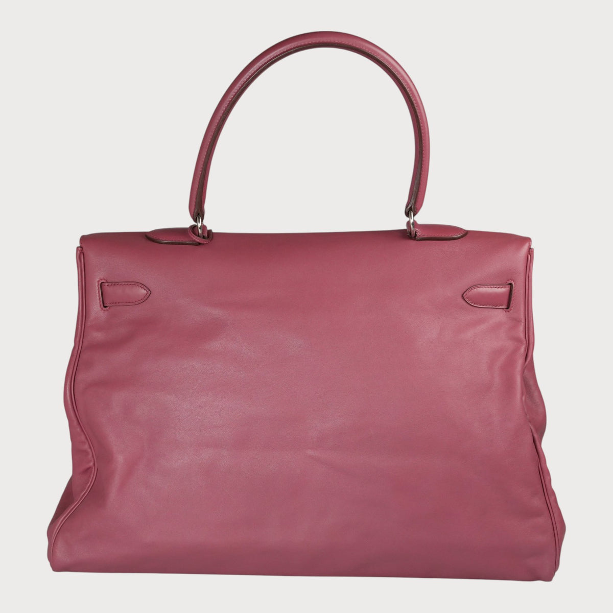 Hermès Kelly 50 Relax Bordeaux Red Phw Swift - view 4