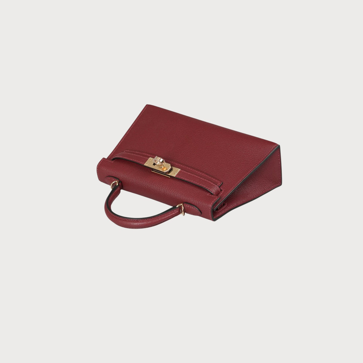 Hermès Mini Kelly 20 Rouge H Hss Ghw Chèvre - view 8