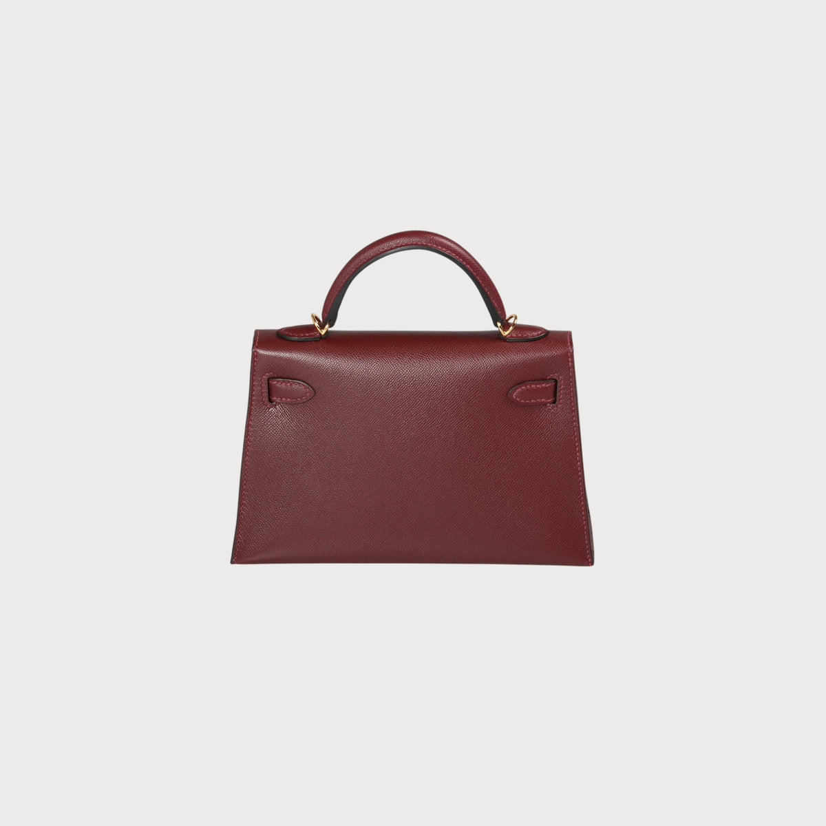 Hermès Mini Kelly 20 Rouge H Ghw Veau Madame - view 11