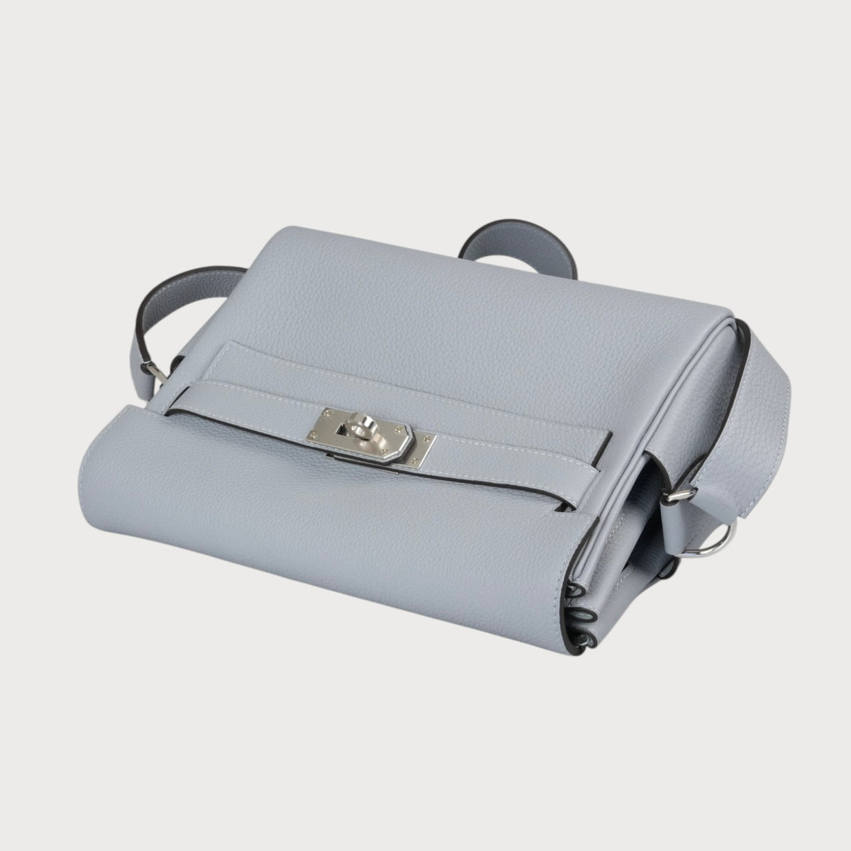 Hermès Kelly Messenger Pm Gris Pantin Phw Togo - view 7