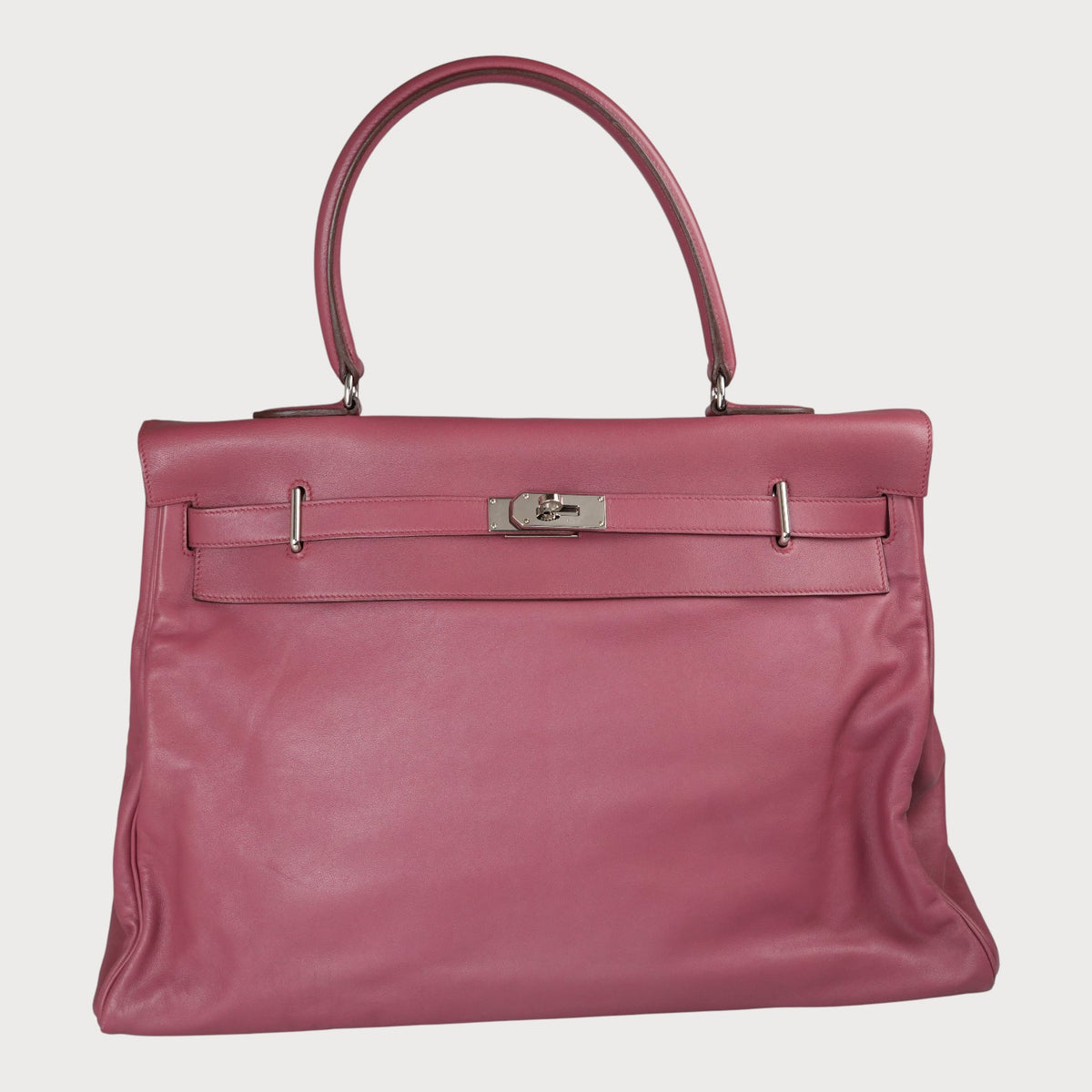 Hermès Kelly 50 Relax Bordeaux Red Phw Swift - view 11