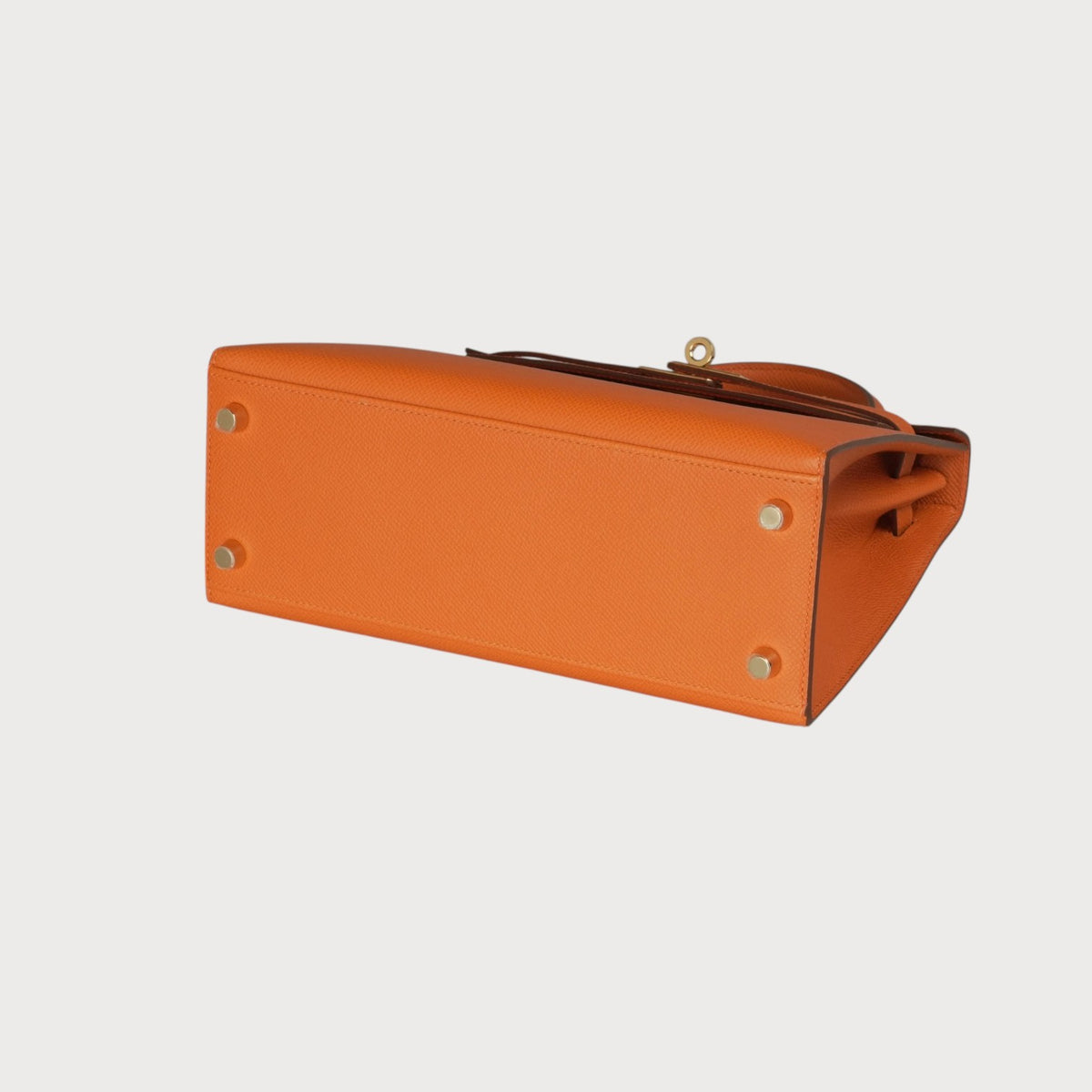 Hermès Kelly 25 Orange Ghw Epsom - view 7