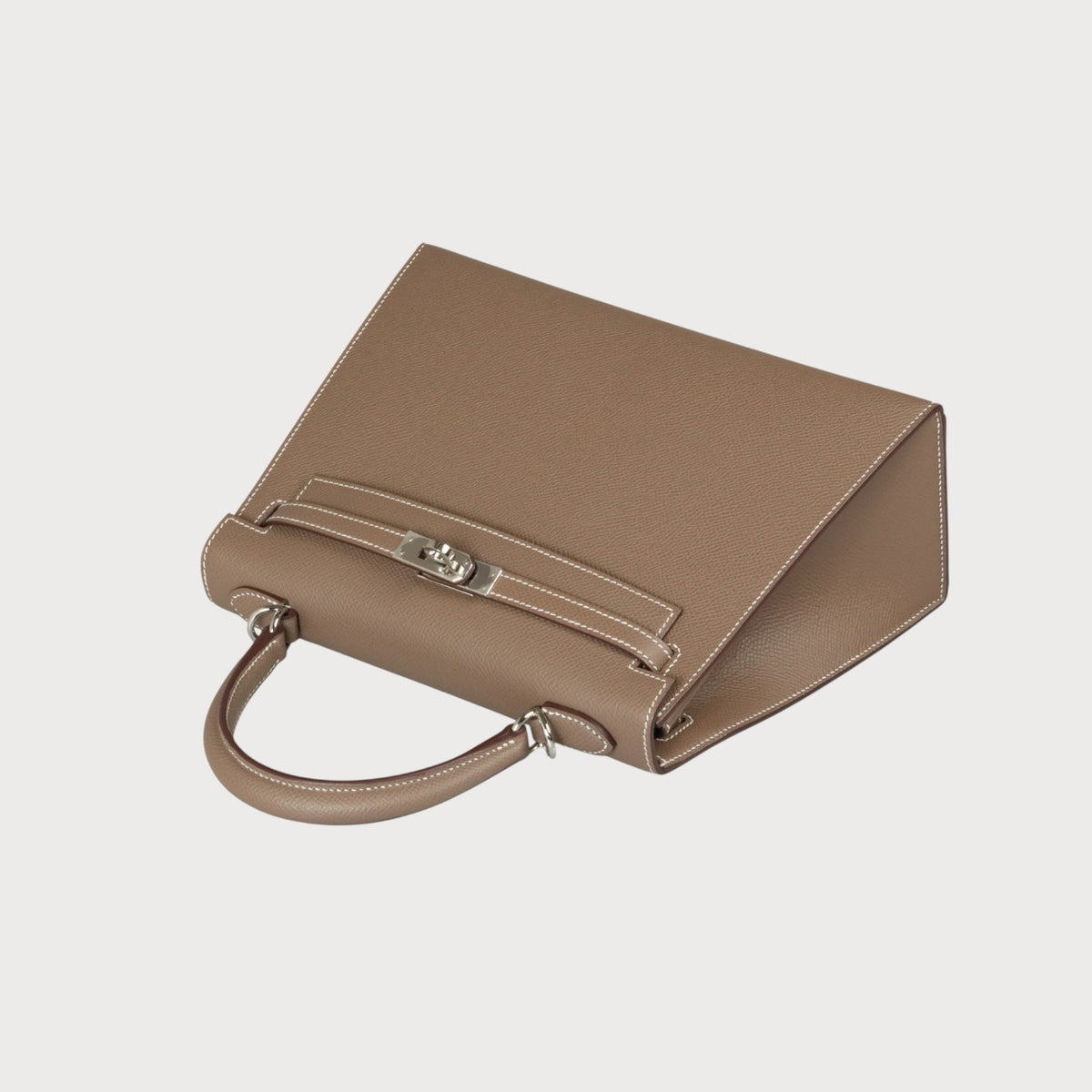 Hermès Kelly 25 Etoupe Phw Epsom - view 7