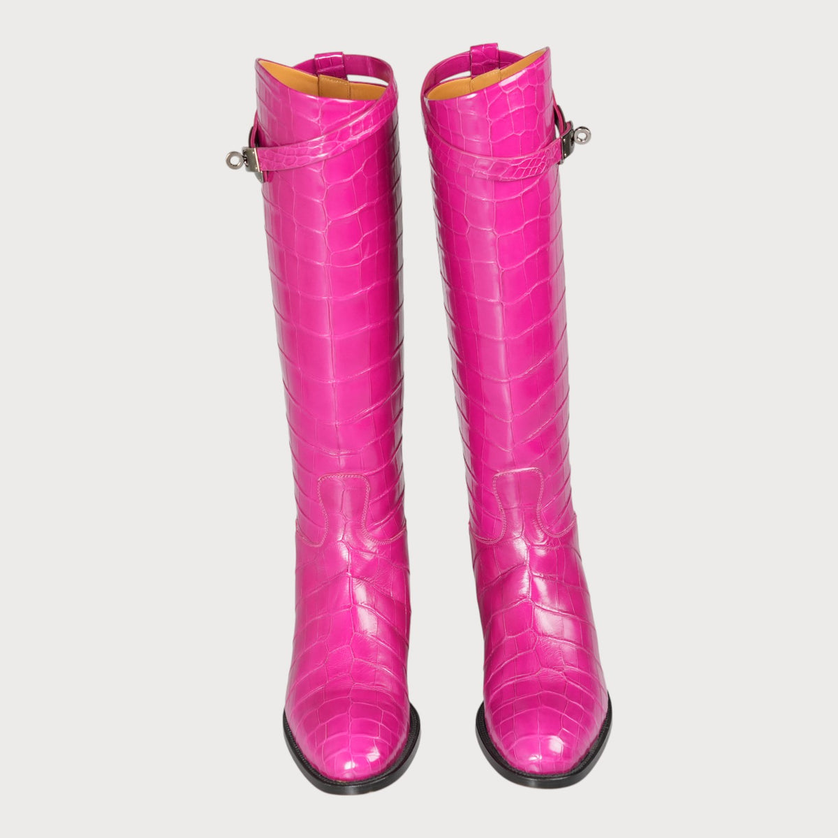 Hermès Jumping Croco Nilo Mirage In Rose Sheherazad Phw 38,5 - view 4