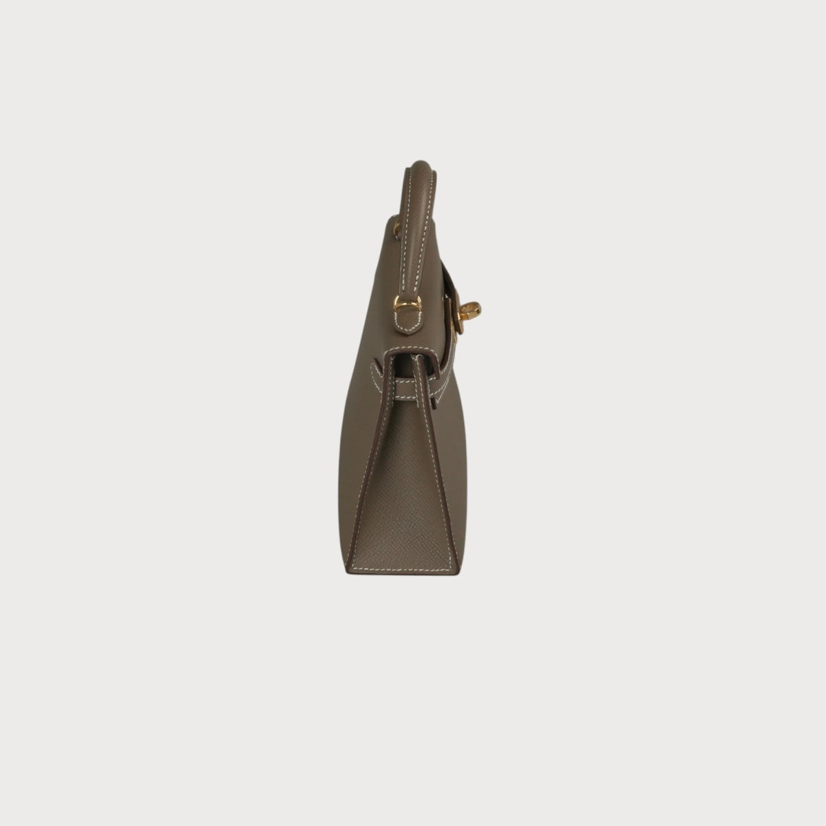 Hermès Mini Kelly 20 Etoupe Ghw Epsom - view 3