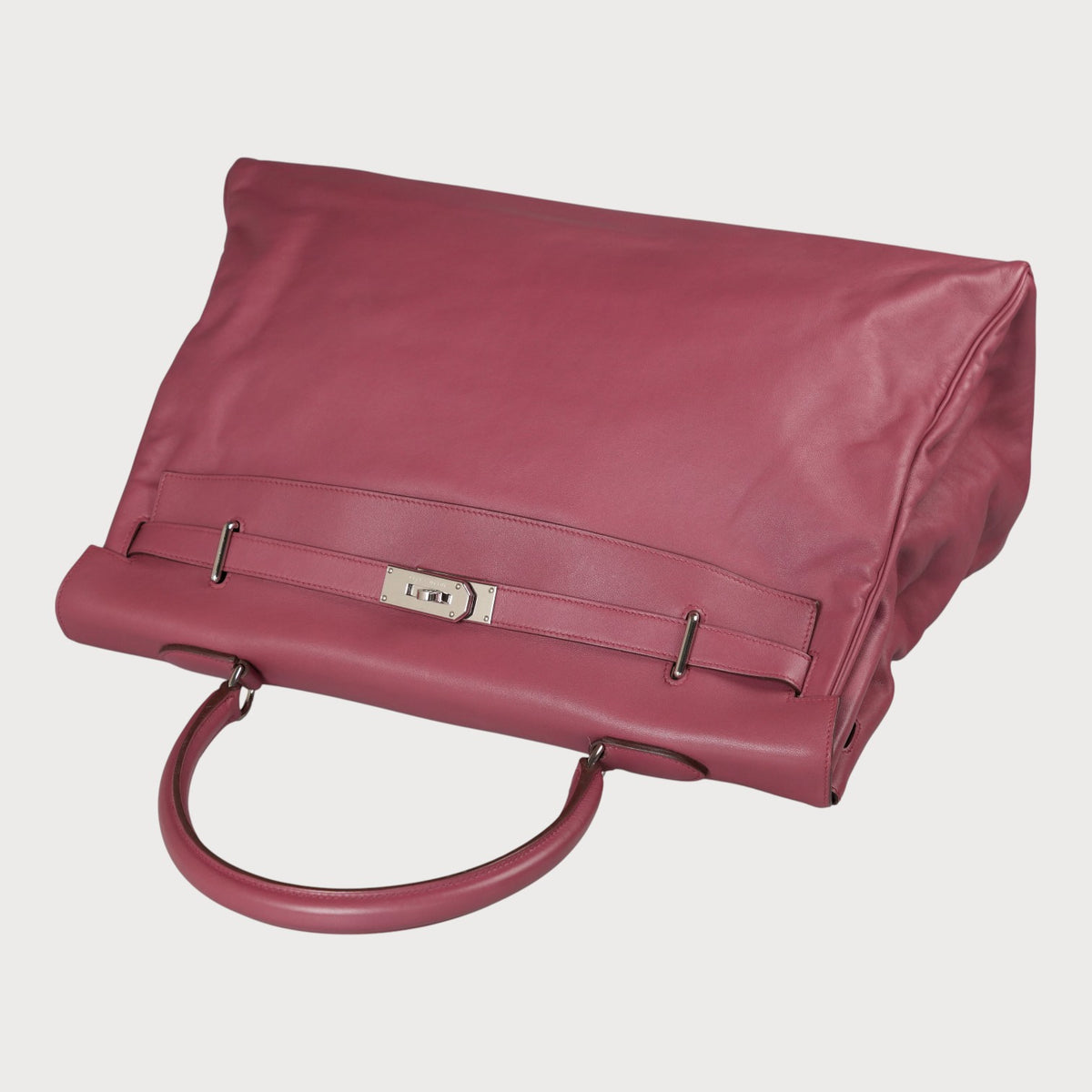Hermès Kelly 50 Relax Bordeaux Red Phw Swift - view 9