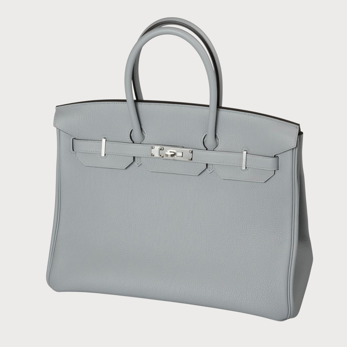 Hermès Birkin 35 Gris Pantin Phw Togo