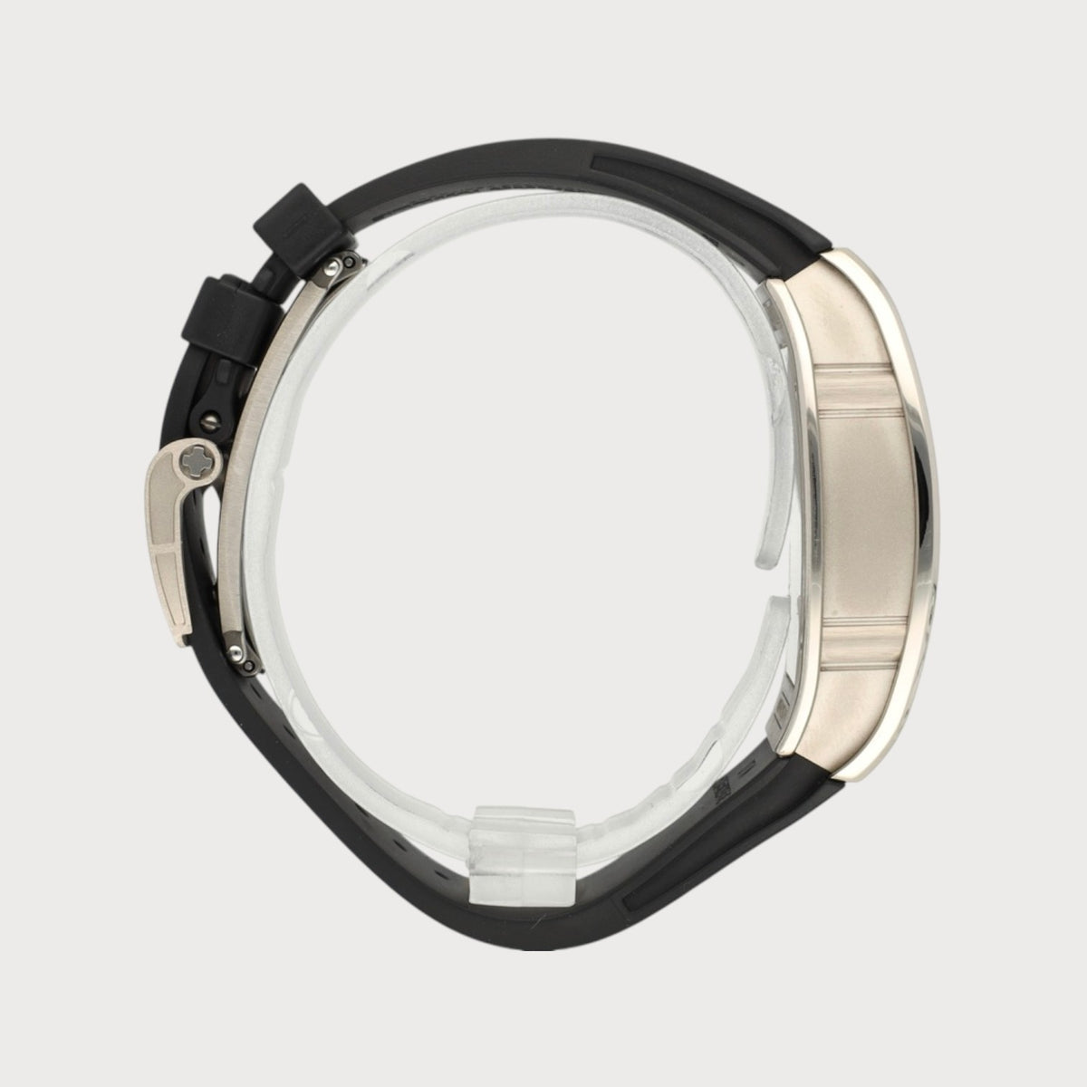 Rm07-01 Plain White Gold Red Lips Diamond Dial