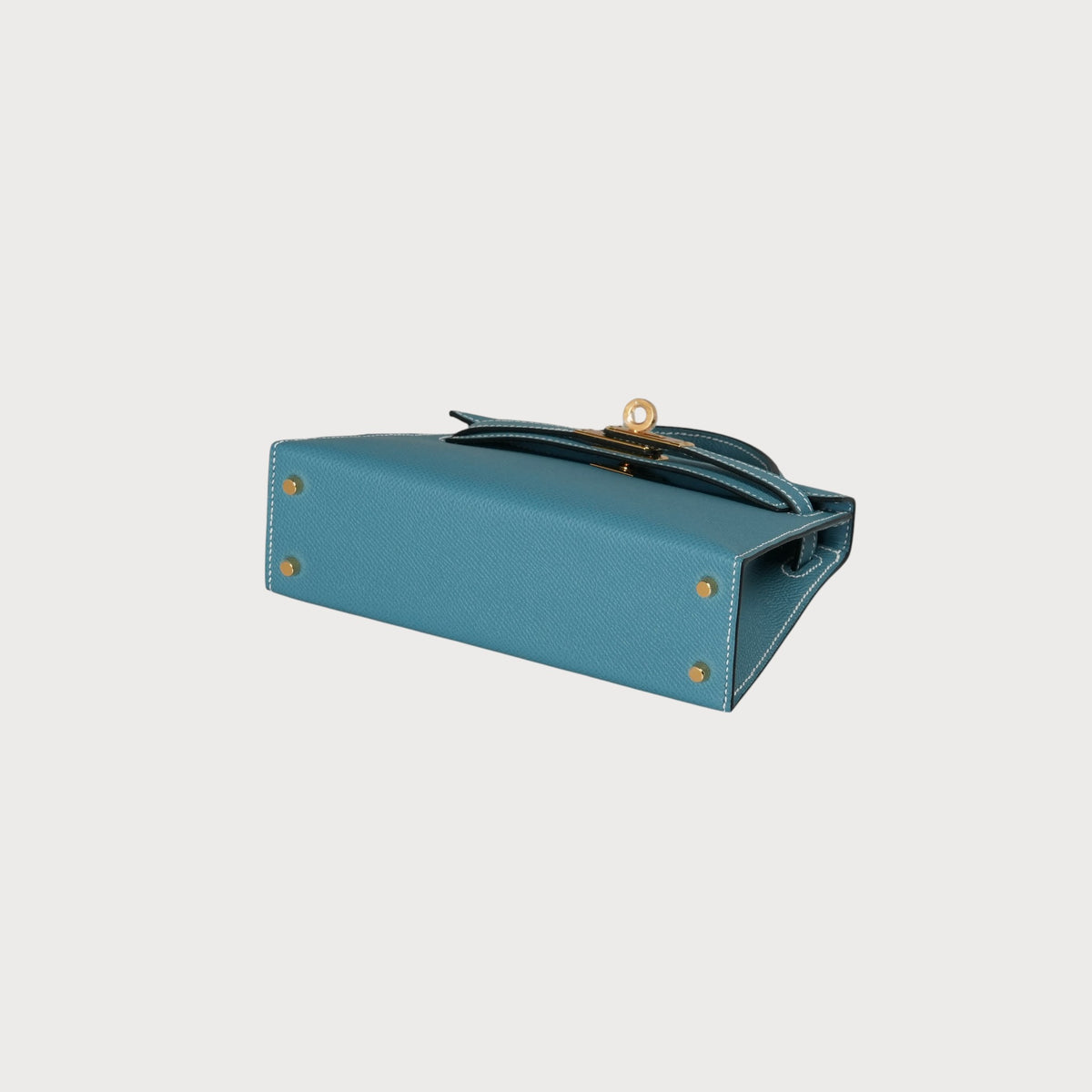 Hermès Mini Kelly 20 Blue Jean Ghw Epsom - view 6