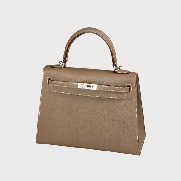 Hermès Kelly 25 Etoupe Phw Epsom