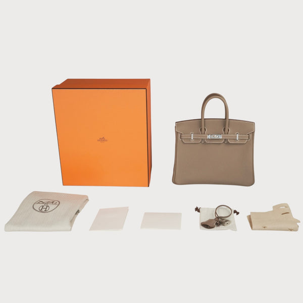 Birkin 25 Etoupe Phw Togo