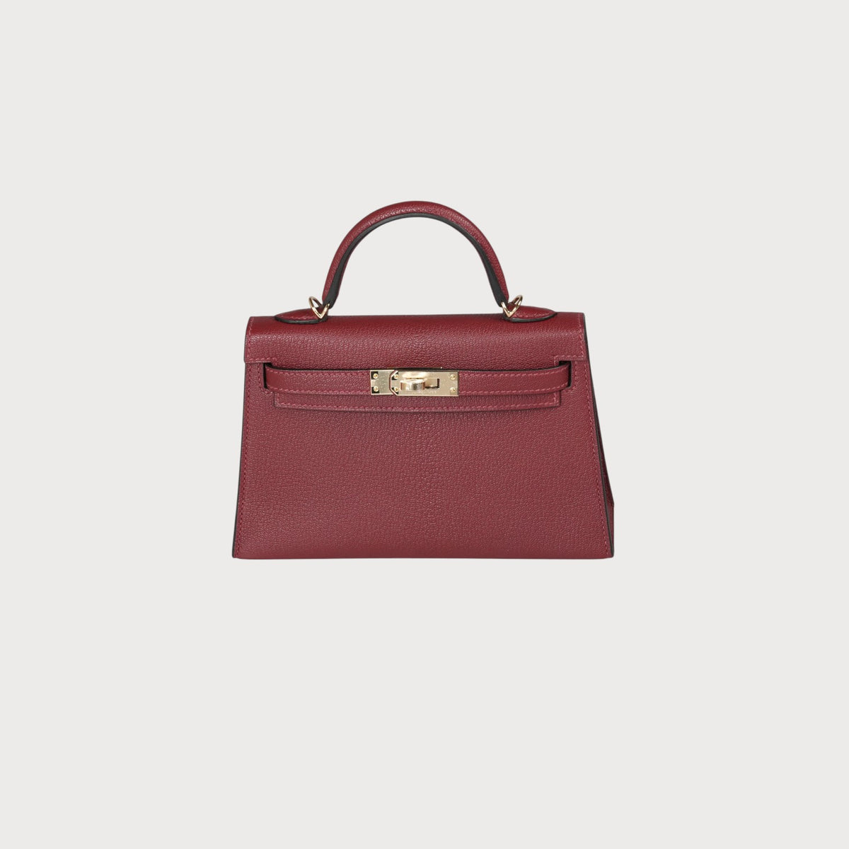 Hermès Mini Kelly 20 Rouge H Hss Ghw Chèvre - view 3