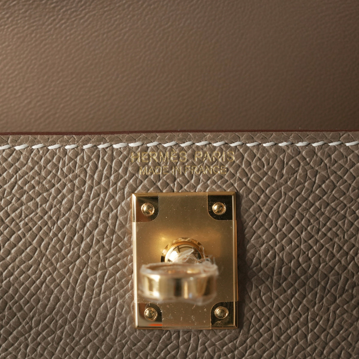 Hermès Mini Kelly 20 Etoupe Ghw Epsom - view 8