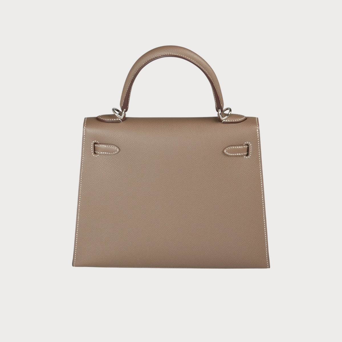 Hermès Kelly 25 Etoupe Phw Epsom - view 4