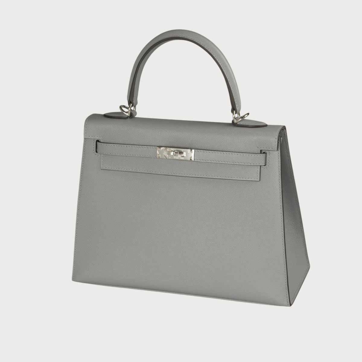 Kelly 25 Gris Pantin Phw Veau Madame