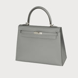 Kelly 25 Gris Pantin Phw Veau Madame