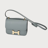 Constance 18 Gris Pantin With Brushed Permabrass Hardware