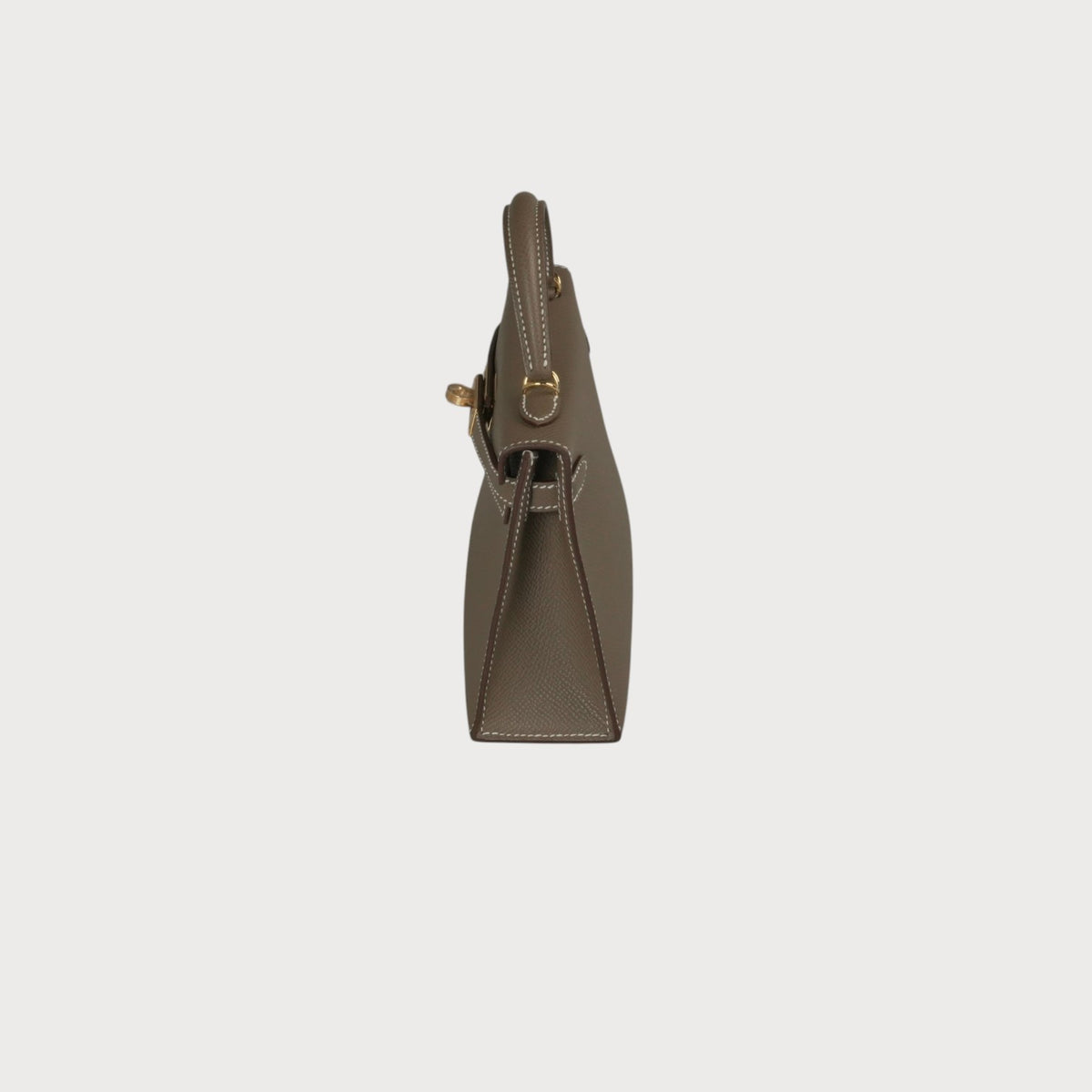 Hermès Mini Kelly 20 Etoupe Ghw Epsom - view 5