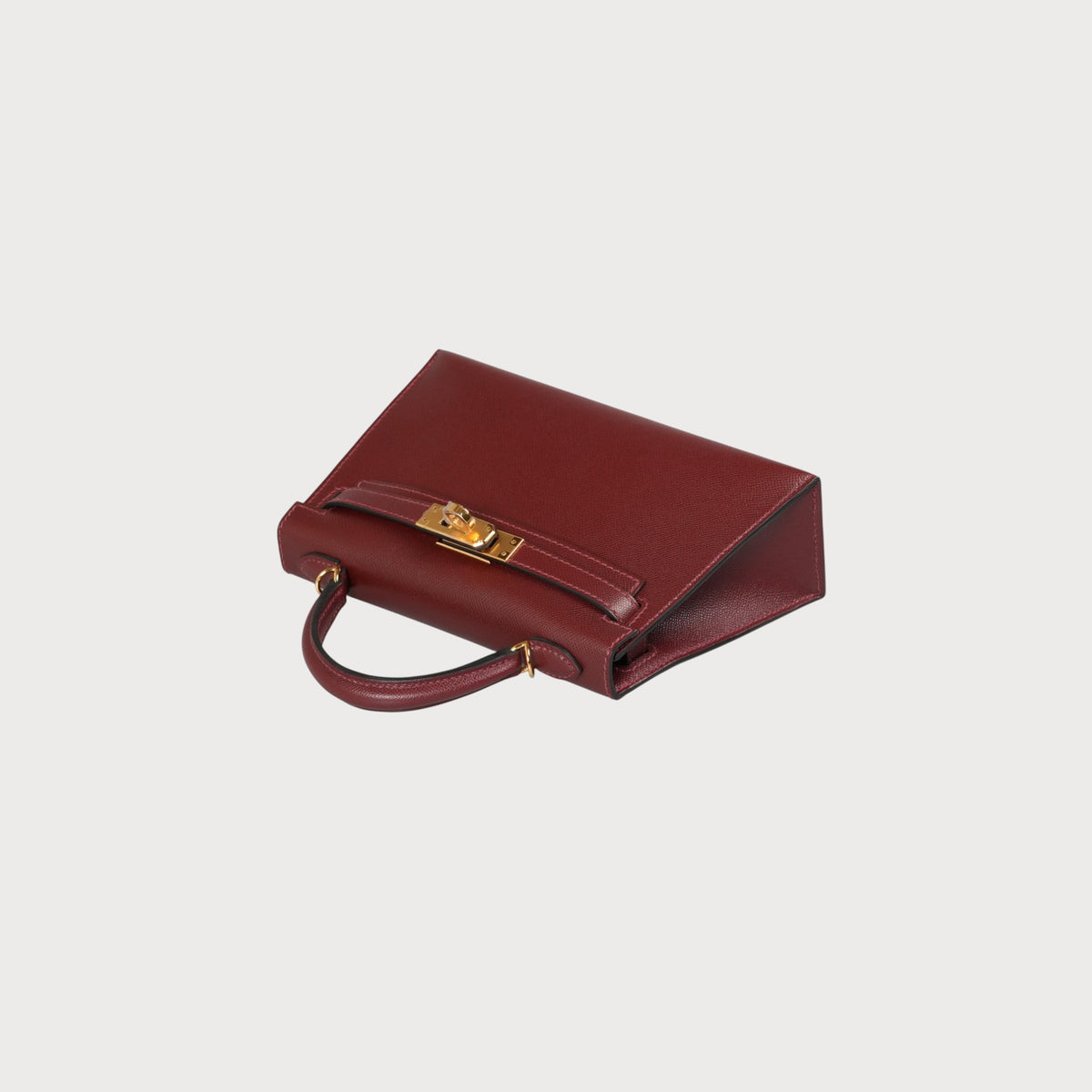 Hermès Mini Kelly 20 Rouge H Ghw Veau Madame - view 14