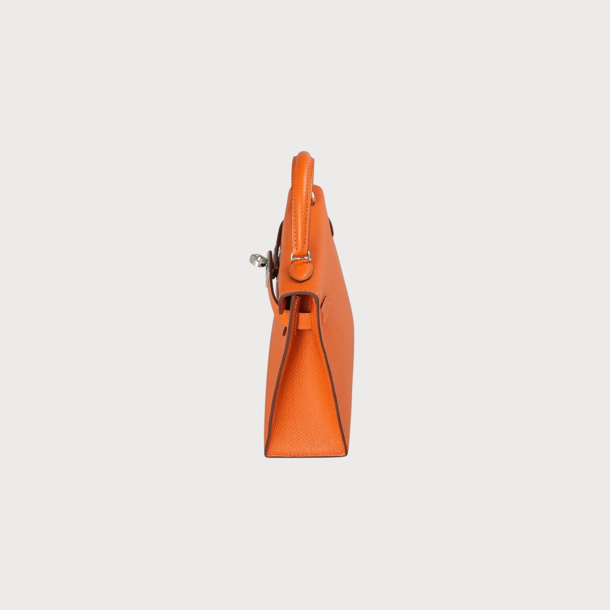 Hermès Mini Kelly 20 Orange Phw Epsom - view 5