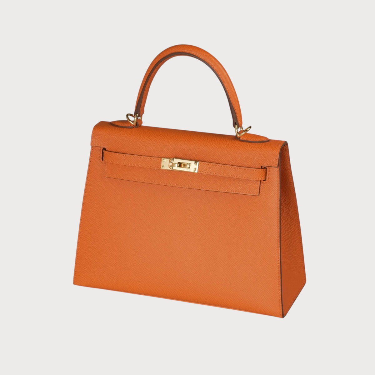 Hermès Kelly 25 Orange Ghw Epsom