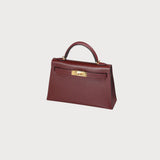 Mini Kelly 20 Rouge H Ghw Veau Madame