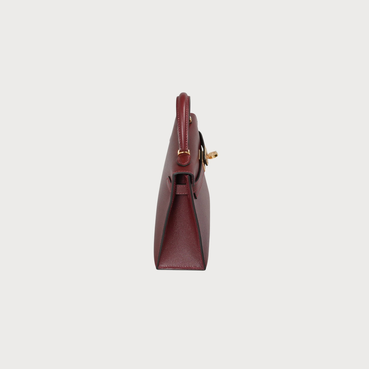 Hermès Mini Kelly 20 Rouge H Ghw Veau Madame - view 3